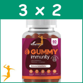 Pack 3x2 IMMUNITY 60 GOMINOLAS SORIA NATURAL