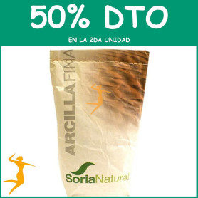 ARCILLA FINA 1Kg. SORIA NATURAL OFERTA 2 UD