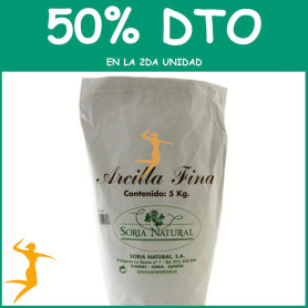 ARCILLA FINA 5Kg. SORIA NATURAL OFERTA 2 UD