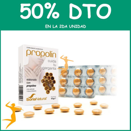 PROPOLIN 48 COMPRIMIDOS SORIA NATURAL OFERTA 2 UD