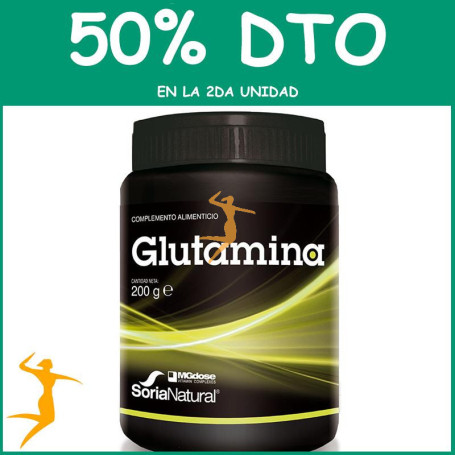 GLUTAMINA 200Gr. MGDOSE OFERTA 2 UD