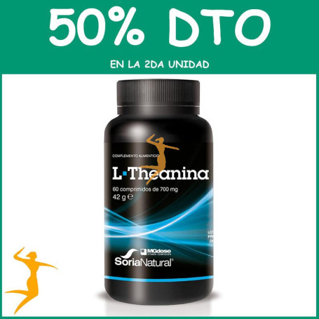 L-THEANINA 60 COMPRIMIDOS MGDOSE OFERTA 2 UD