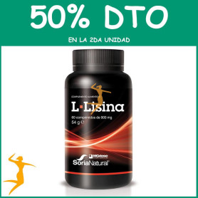 L-LISINA 60 COMPRIMIDOS MGDOSE OFERTA 2 UD