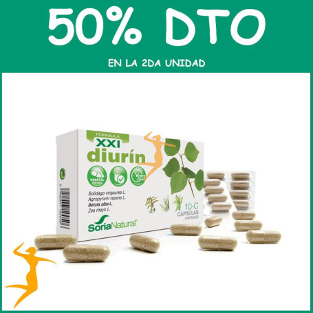 10-C DIURÍN FÓRMULA XXI 30 CÁPSULAS SORIA NATURAL OFERTA 2 UD