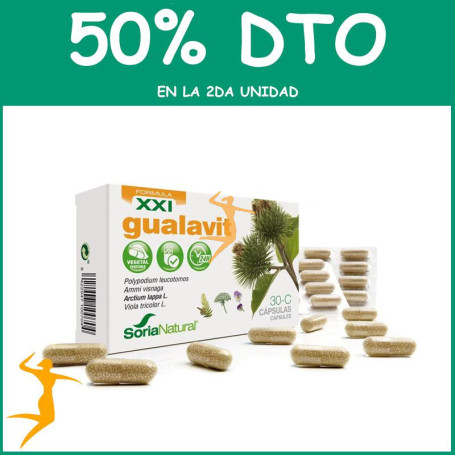 30-C GUALAVIT FÓRMULA XXI 30 CÁPSULAS SORIA NATURAL OFERTA 2 UD