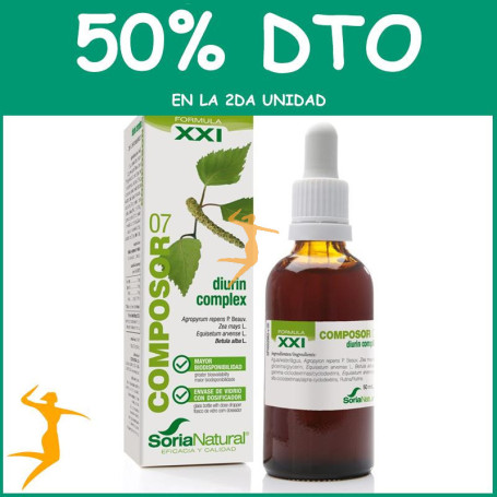 COMPOSOR 7 DIURÍN COMPLEX 50Ml. SORIA NATURAL OFERTA 2 UD