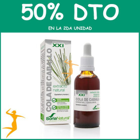 EXTRACTO DE COLA DE CABALLO FÓRMULA XXI 50Ml. SORIA NATURAL OFERTA 2 UD