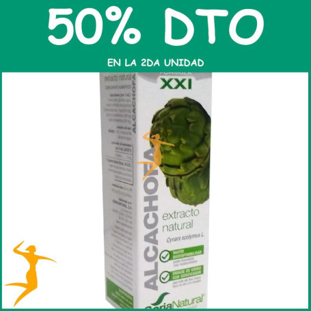 EXTRACTO DE ALCACHOFA FÓRMULA XXI 50Ml. SORIA NATURAL OFERTA 2 UD