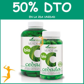 VERDE DE CEBADA BIO 80 CÁPSULAS SORIA NATURAL OFERTA 2 UD