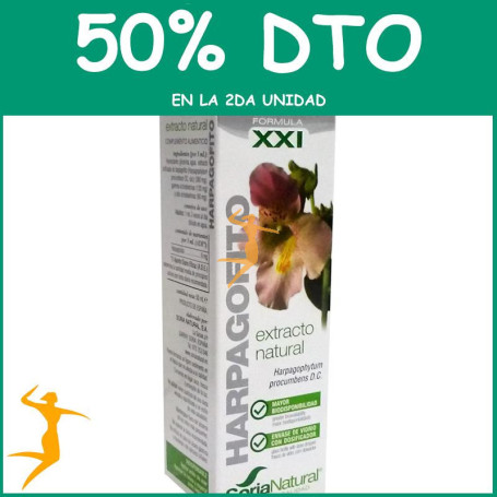 EXTRACTO DE HARPAGOFITO FÓRMULA XXI 50Ml. SORIA NATURAL OFERTA 2 UD