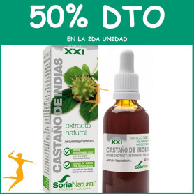 EXTRACTO DE CASTAÑO DE INDIAS XXI 50Ml. SORIA NATURAL OFERTA 2 UD