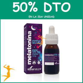 MELATONINA GOTAS 50 ML SORIA NATURAL OFERTA 2 UD