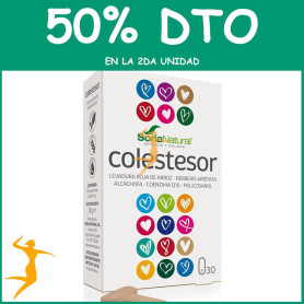 COLESTESOR 30 COMPRIMIDOS SORIA NATURAL OFERTA 2 UD