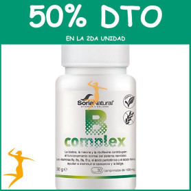 B-COMPLEX 30 COMPRIMIDOS SORIA NATURAL OFERTA 2 UD