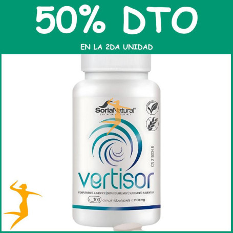 VERTISOR 100 COMPRIMIDOS SORIA NATURAL OFERTA 2 UD