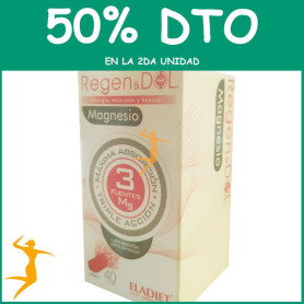 REGENDOL MAGNESIO 40 COMPRIMIDOS ELADIET OFERTA 2 UD