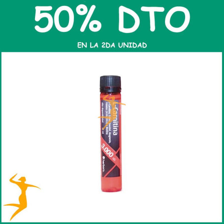 L-CARNITINA 3.000Mg. 1 AMPOLLA HERBORA OFERTA 2 UD