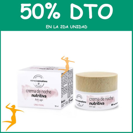 CREMA DE NOCHE NUTRITIVA 50Ml. MIMESIS SENTATIONS OFERTA 2 UD