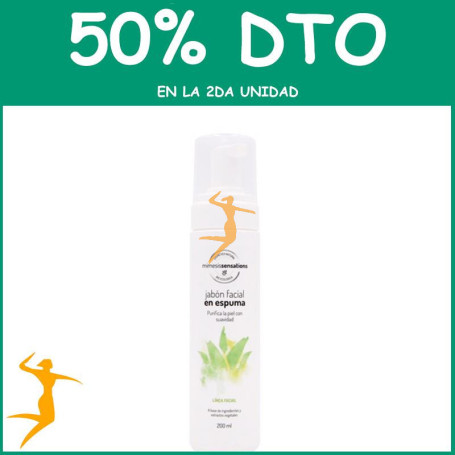 JABÓN FACIAL EN ESPUMA 200Ml. MIMESIS SENSATIONS OFERTA 2 UD