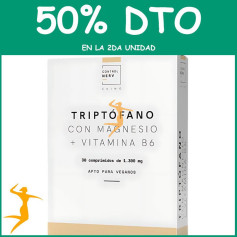 TRIPTOFANO + B6 + MAGNESIO 30 COMPRIMIDOS HERBORA OFERTA 2 UD