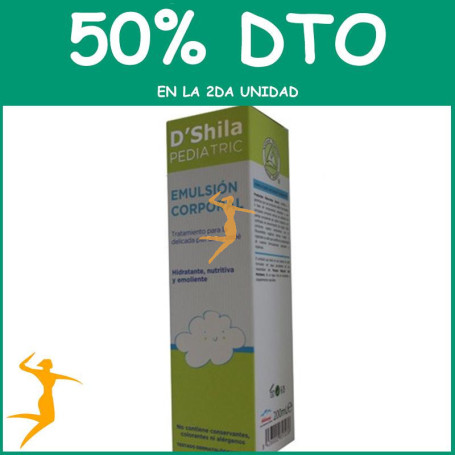 EMULSIÓN CORPORAL PEDIATRIC 200Ml. SHILA OFERTA 2 UD