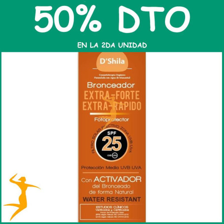 BRONCEADOR EXTRAFORTE SPF20 200Ml. SHILA OFERTA 2 UD