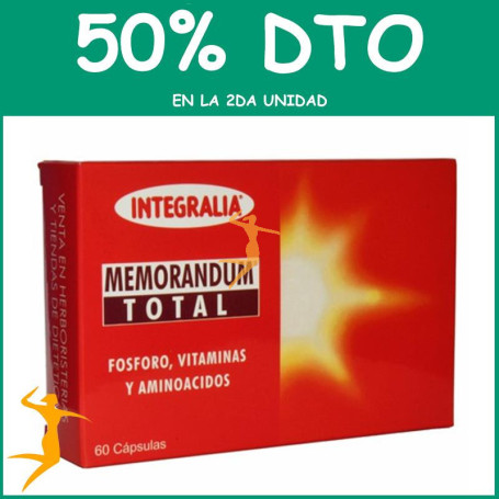 MEMORANDUM TOTAL 60 CÁPSULAS INTEGRALIA OFERTA 2 UD