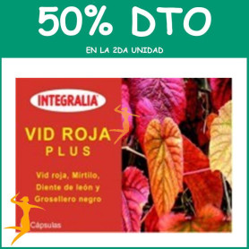 VID ROJA PLUS 60 CÁPSULAS INTEGRALIA OFERTA 2 UD