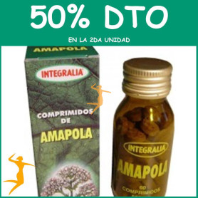 AMAPOLA COMPRIMIDOS INTEGRALIA OFERTA 2 UD