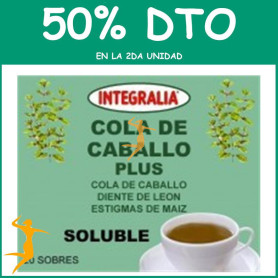 COLA DE CABALLO PLUS SOLUBLE 20 SOBRES INTEGRALIA OFERTA 2 UD