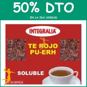 TÉ ROJO SOLUBLE 20 SOBRES INTEGRALIA OFERTA 2 UD