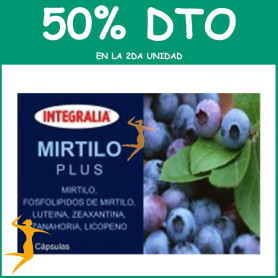 MIRTILO PLUS 60 CÁPSULAS INTEGRALIA OFERTA 2 UD