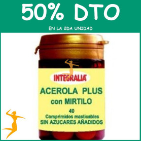 ACEROLA PLUS CON MIRTILO INTEGRALIA OFERTA 2 UD