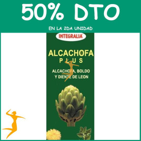 ALCACHOFA PLUS JARABE 250Ml. INTEGRALIA OFERTA 2 UD