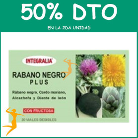 RÁBANO NEGRO PLUS 20 VIALES INTEGRALIA OFERTA 2 UD