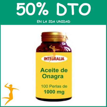 ACEITE ONAGRA 100 PERLAS INTEGRALIA OFERTA 2 UD