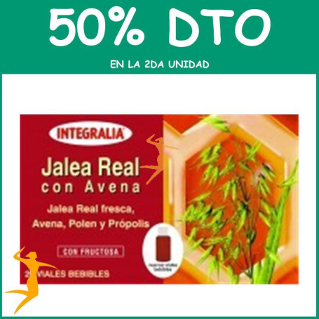 JALEA REAL CON AVENA 20 VIALES INTEGRALIA OFERTA 2 UD