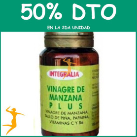 VINAGRE DE MANZANA 100 CÁPSULAS INTEGRALIA OFERTA 2 UD