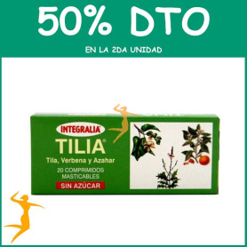 TILIA 20 COMPRIMIDOS MASTICABLES INTEGRALIA OFERTA 2 UD