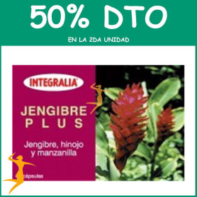 JENGIBRE PLUS 60 CÁPSULAS INTEGRALIA OFERTA 2 UD