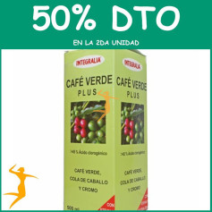 CAFÉ VERDE PLUS JARABE 500Ml. INTEGRALIA OFERTA 2 UD