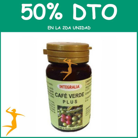 CAFÉ VERDE PLUS 60 CÁPSULAS INTEGRALIA OFERTA 2 UD