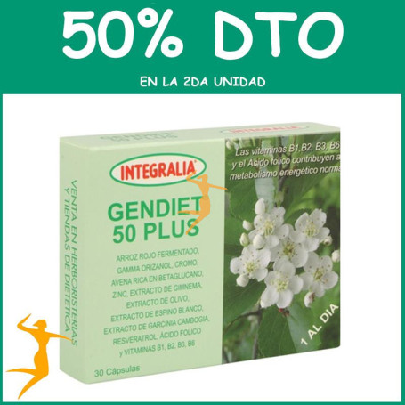 GENDIET 50 PLUS 30 CAP INTEGRALIA OFERTA 2 UD