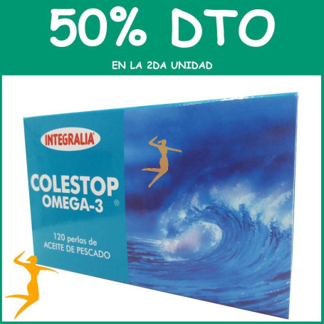 COLESTOP OMEGA 3 FORTE 120 PERLAS INTEGRALIA OFERTA 2 UD