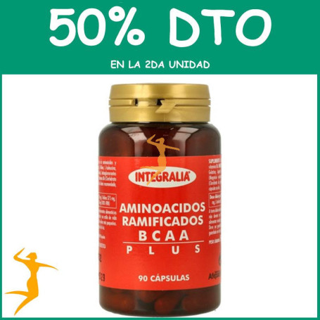 AMINOACIDOS RAMIFICADOS BCAA 90 CAP INTEGRALIA OFERTA 2 UD