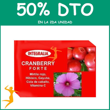 CRANBERRY FORTE 60 CÁPSULAS INTEGRALIA OFERTA 2 UD