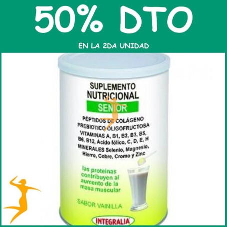 SUPLEMENTO NUTRICIONAL SENIOR 340Gr. INTEGRALIA OFERTA 2 UD