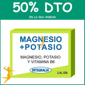 MAGNESIO + POTASIO INTEGRALIA OFERTA 2 UD