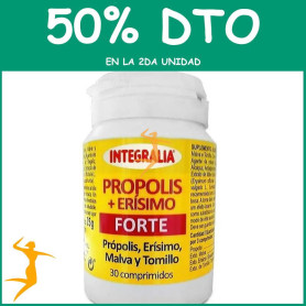 PROPOLIS CON ERISIMO FORTE 30 COMPRIMIDOS INTEGRALIA OFERTA 2 UD