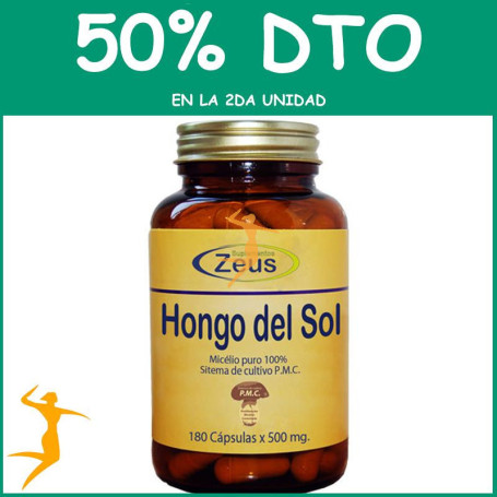 HONGO DEL SOL 180 CÁPSULAS ZEUS OFERTA 2 UD